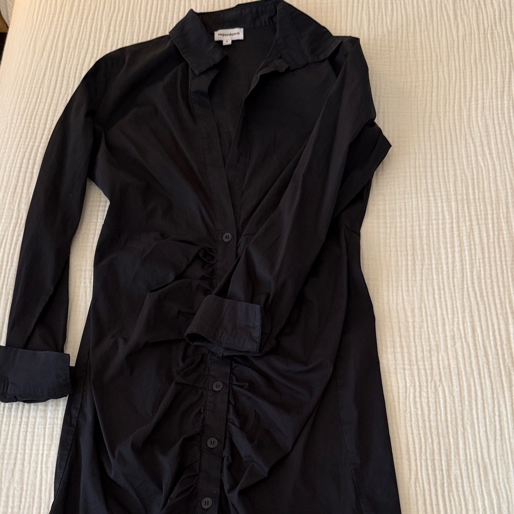 Superdown Black Long Sleeve Dress